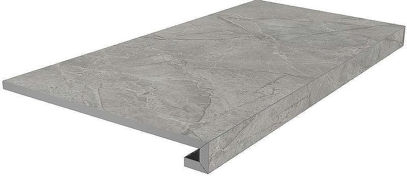 Ступень Kerama Marazzi Риальто клееная дымчатый матовый SG850490R\GCF 33х80 см