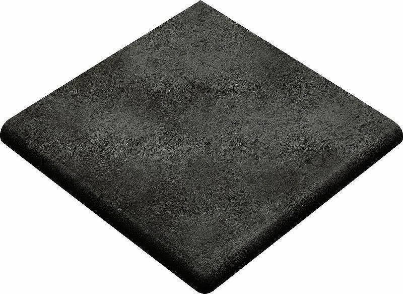 Ступень угловая Gres de Aragon Orion Rounded Stair-tread Corner Antracita 33х33 см