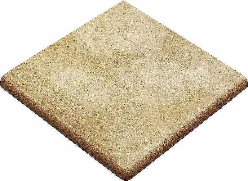 Ступень угловая Gres de Aragon Orion Rounded Stair-tread Corner Beige 33х33 см