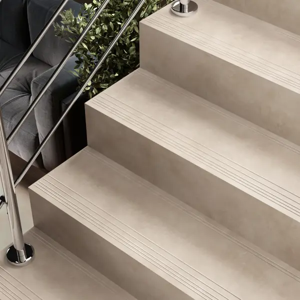 Ступенька с прямыми краями Urban Home 40 120x30 см керамогранит цвет бежевый 4 шт.
