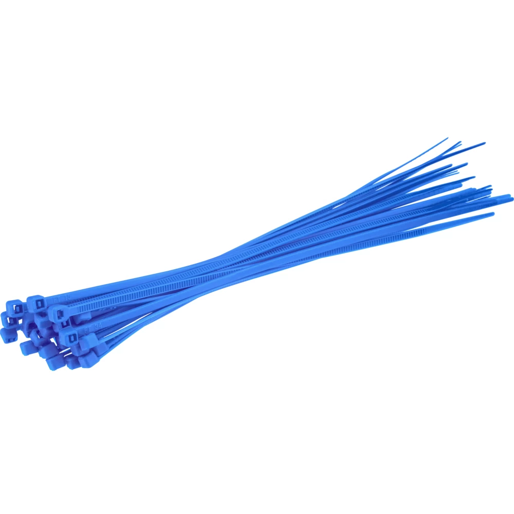 Стяжка кабельная Duwi 250x3,6 мм нейлоновая синяя (25 шт.) (30239 1)