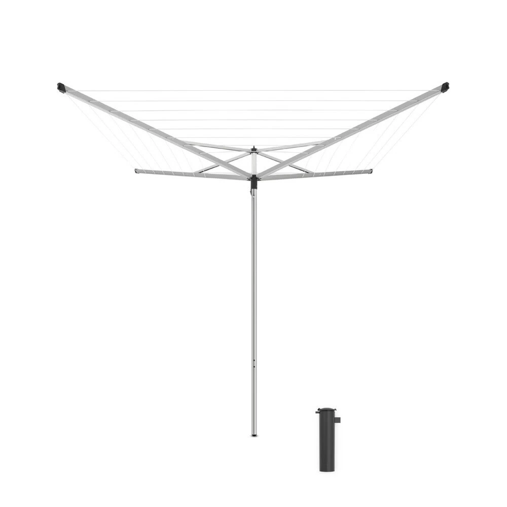 Сушилка для белья напольная Brabantia Essential 40 м 1770х2710х2710 мм серая металлик
