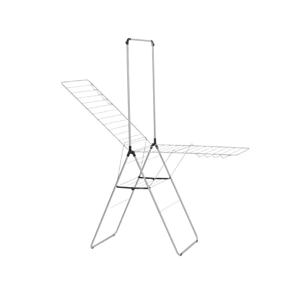 Сушилка для белья напольная Brabantia HangOn 25 м 1220х590х1080 мм с верхней перекладиной серая металлик
