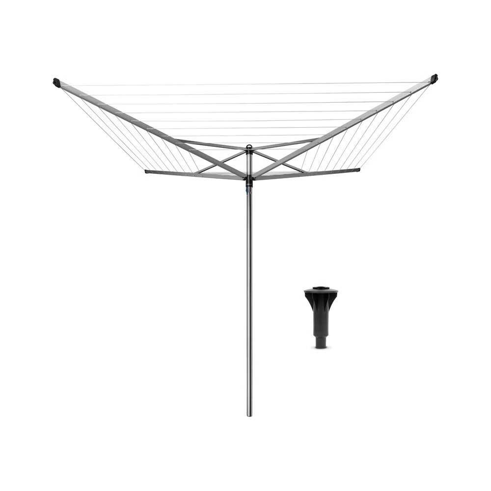 Сушилка для белья напольная Brabantia Topspinner 40 м 1770х2710х2710 мм серая металлик