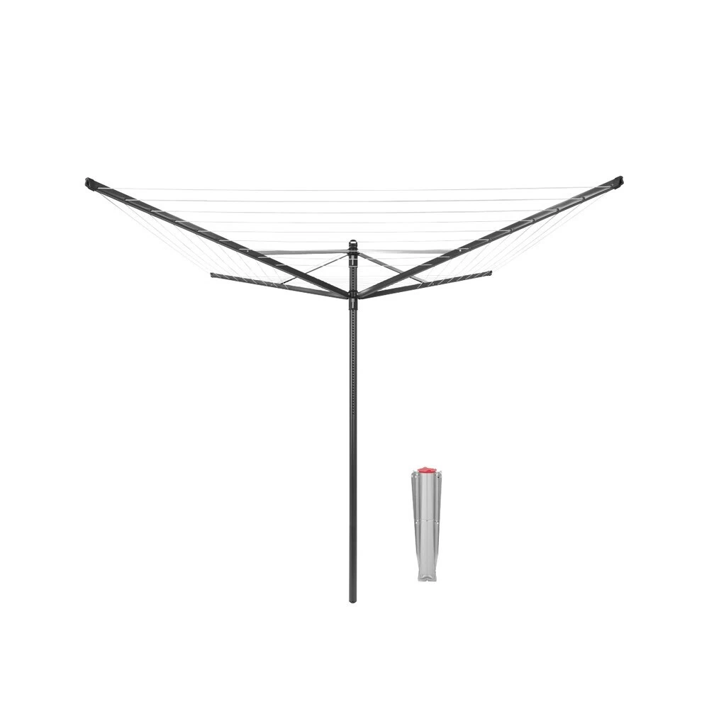 Сушилка для белья напольная уличная Brabantia Lift-O-Matic 50 м 1870х2950х2950 мм антрацит