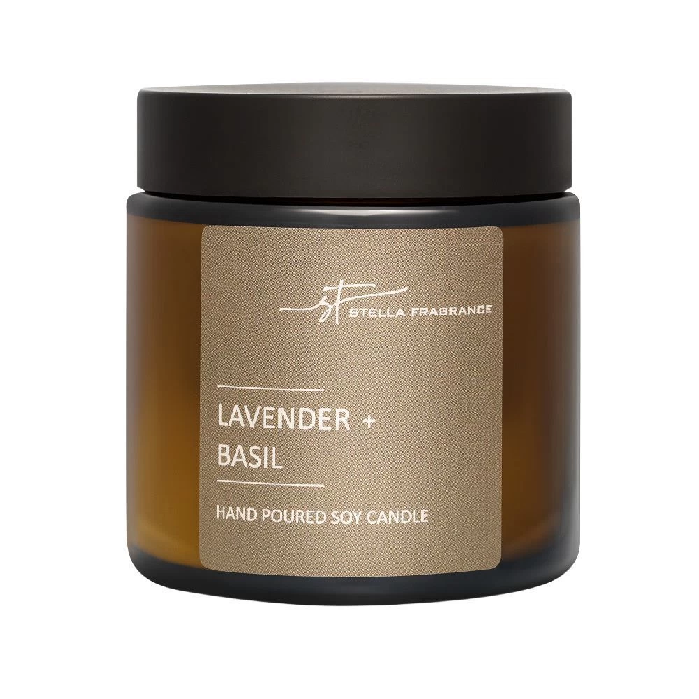Свеча ароматическая Stella Fragrance Lavender Basil 90 г