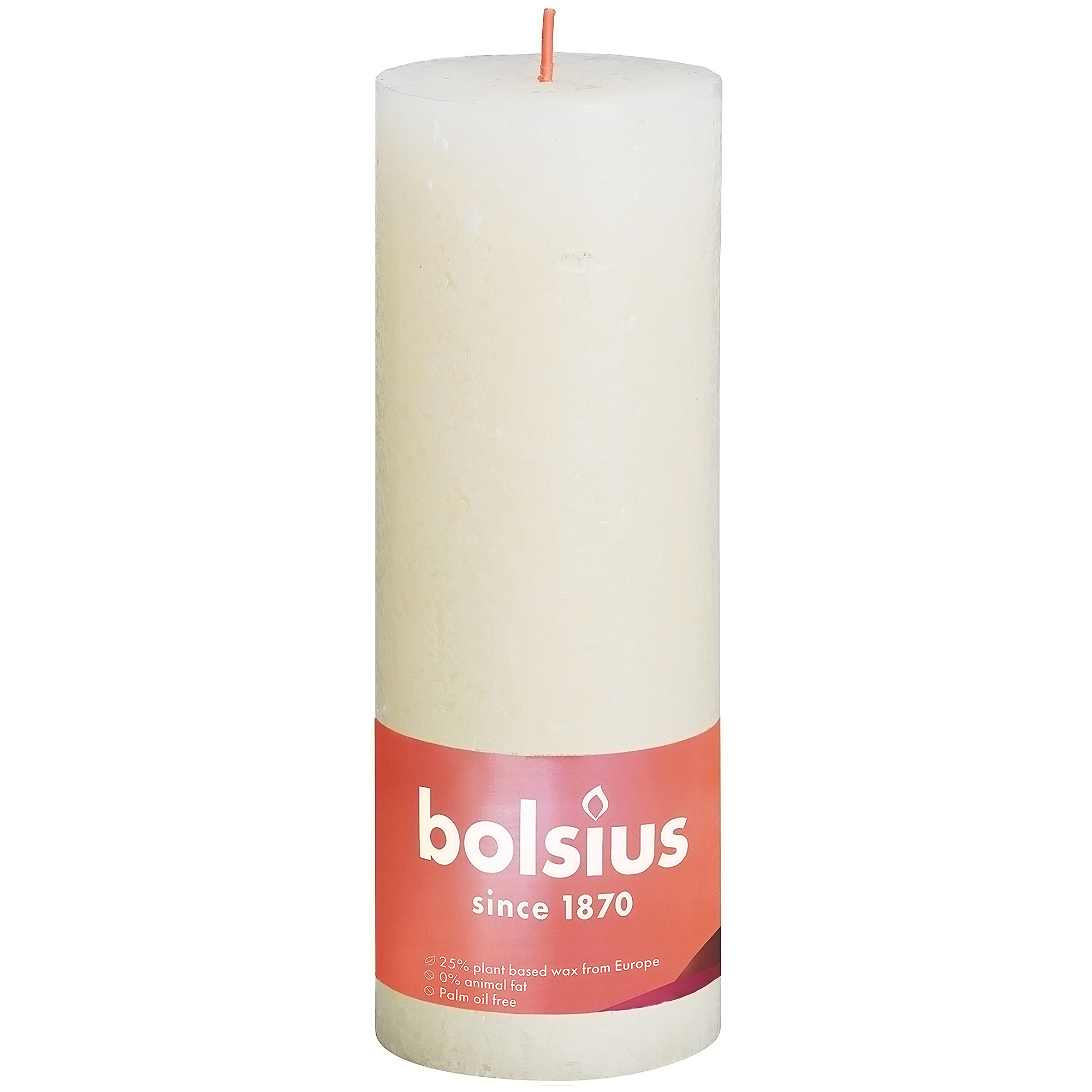 Свеча Bolsius shine 19х7 см жемчужная
