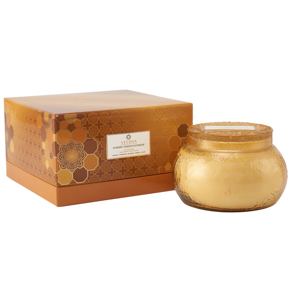 Свеча в стекле Veedaa Bombay Orange Bourbon (8906136681651)