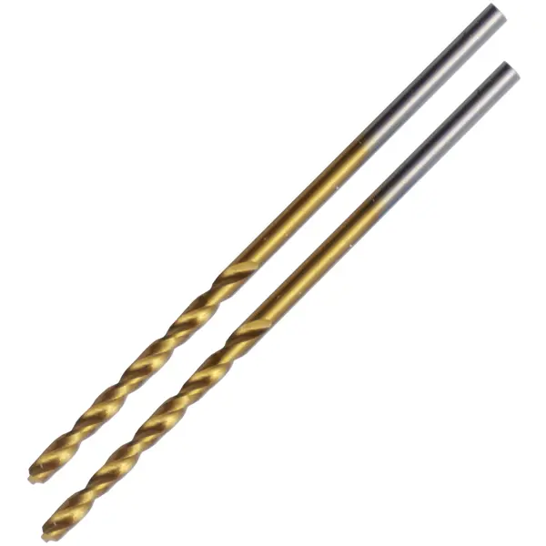 Сверло спиральное по металлу HSS-Co Hilberg CO020 2x49 мм, 2 шт..