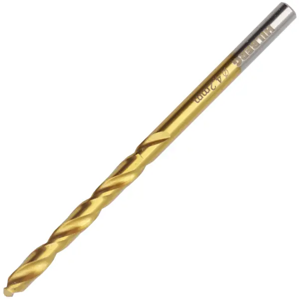 Сверло спиральное по металлу HSS-Co Hilberg CO042 4.2x75 мм