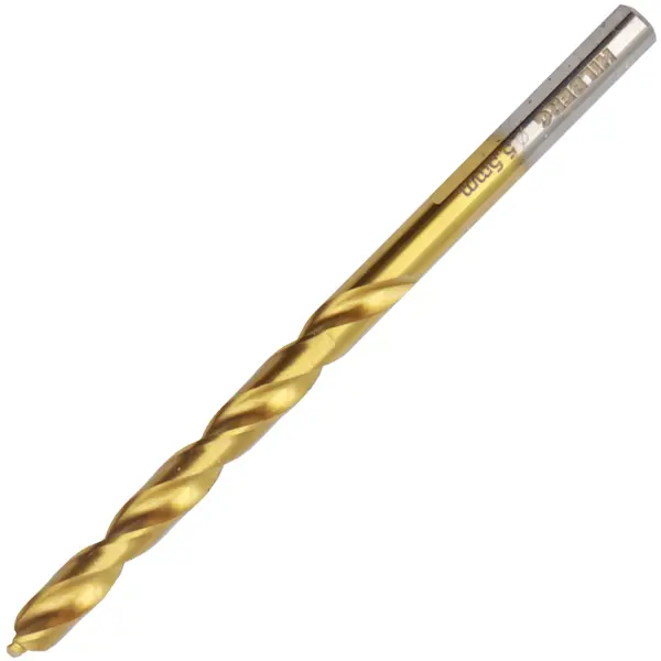 Сверло спиральное по металлу HSS-Co Hilberg CO055 5.5x93 мм