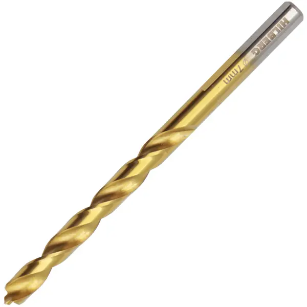 Сверло спиральное по металлу HSS-Co Hilberg CO070 7x109 мм