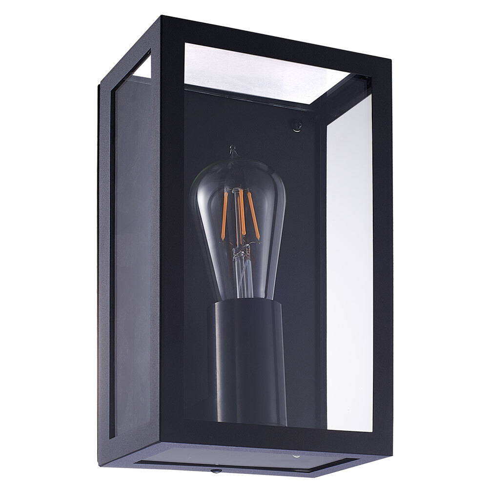 Светильник фасадный настенный Arte Lamp Belfast черный E27 60 Вт IP44 (A4569AL-1BK)