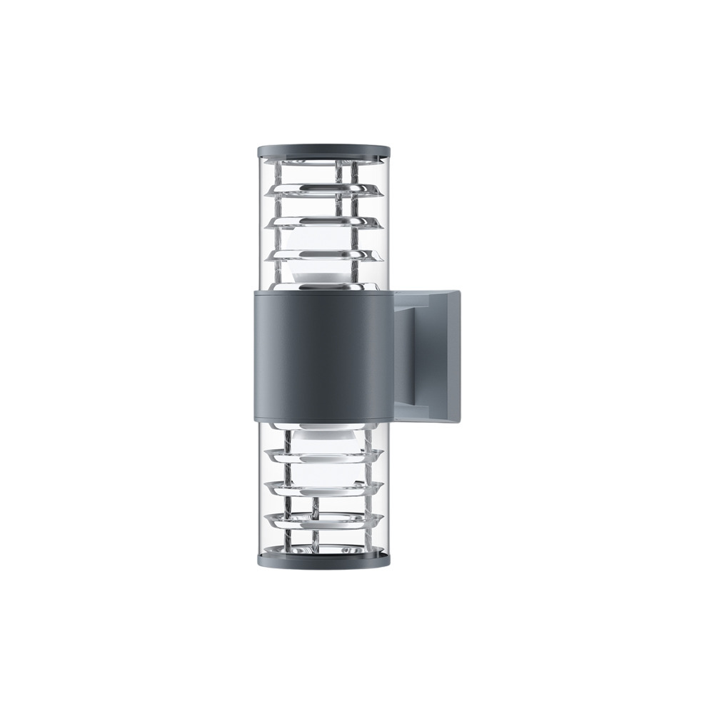 Светильник фасадный настенный Outdoor Bronx серый E27 120 Вт IP54 (O576WL-02GR)
