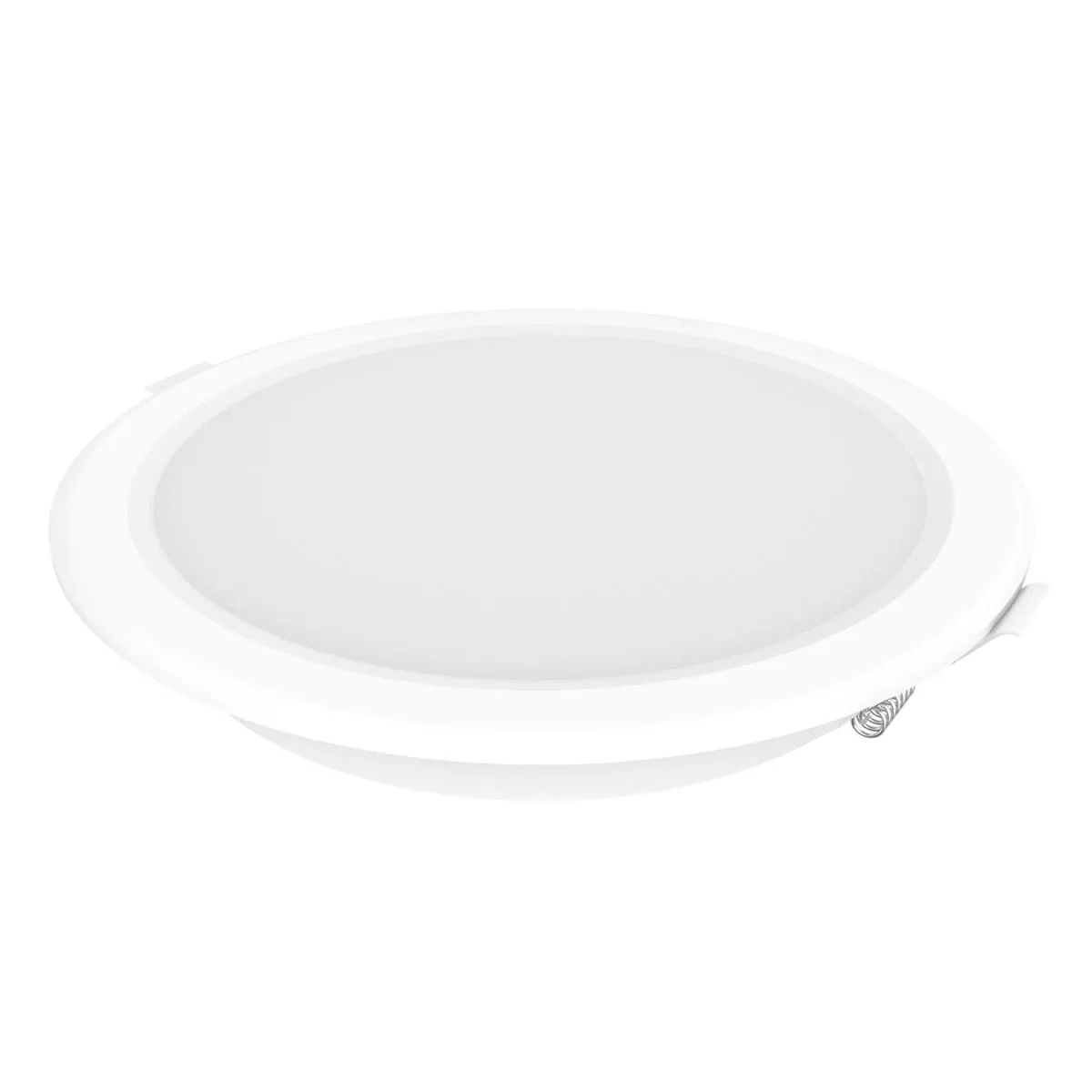 Светильник Gauss Elementary Downlight круг 20W 1700lm 4000K 170-260V IP20 170х26 белый LED