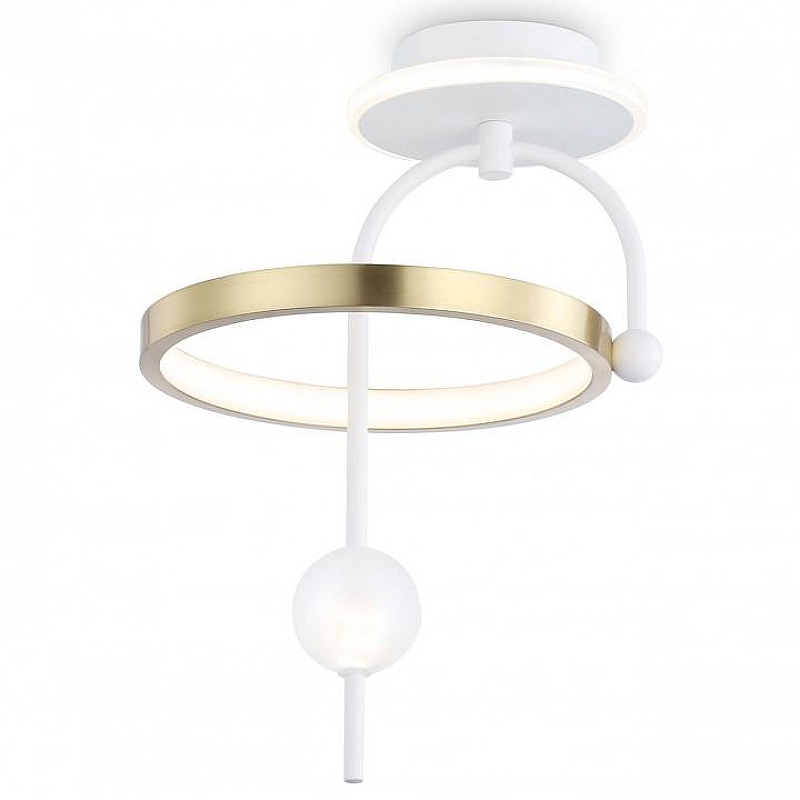 Светильник на штанге Ambrella Light FL FL66422 цвет плафона/подвески Белый, Золото, цвет арматуры Белый