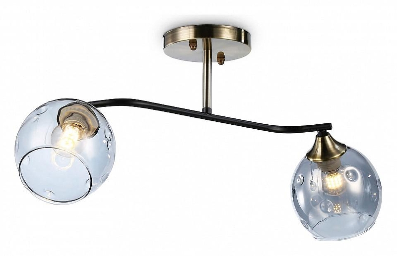 Светильник на штанге Ambrella Light TR TR303008 цвет плафона/подвески Светло-серый, цвет арматуры Бронза, Черный