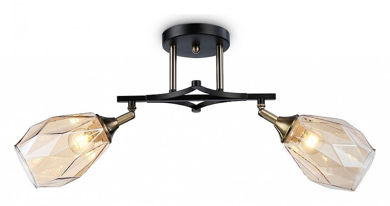 Светильник на штанге Ambrella Light TR TR303032 цвет плафона/подвески Оранжевый, цвет арматуры Бронза, Черный