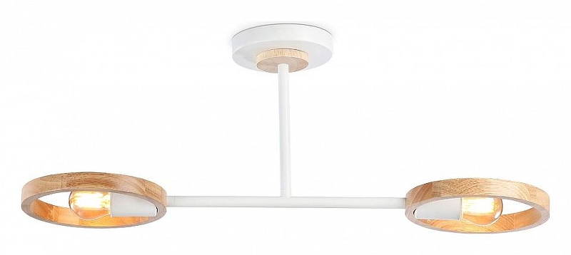 Светильник на штанге Ambrella Light TR TR8243 цвет плафона/подвески Золото, цвет арматуры Белый, Коричневый