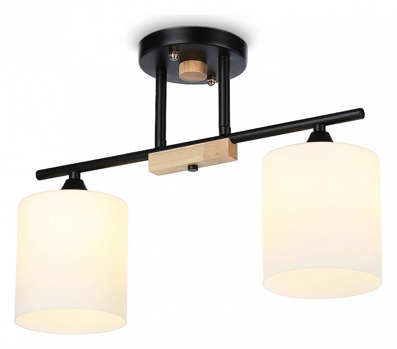Светильник на штанге Ambrella Light TR TR9543 цвет плафона/подвески Белый, цвет арматуры Коричневый, Черный