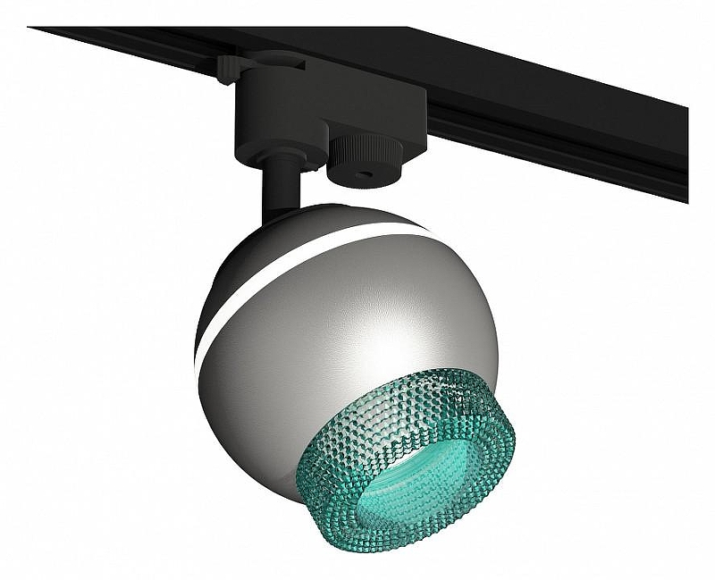 Светильник на штанге Ambrella Light XT XT1103041 цвет плафона/подвески Голубой, Серебро, цвет арматуры Черный