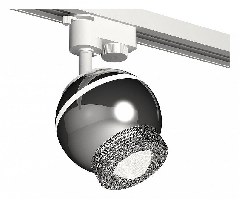 Светильник на штанге Ambrella Light XT XT1104001 цвет плафона/подвески Прозрачный, Серебро, цвет арматуры Черный