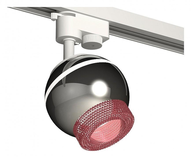 Светильник на штанге Ambrella Light XT XT1104003 цвет плафона/подвески Серебро, цвет арматуры Черный