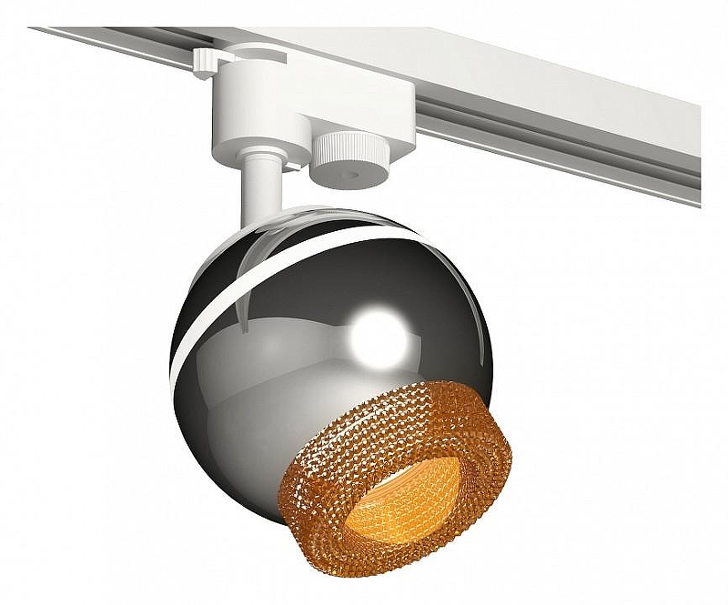 Светильник на штанге Ambrella Light XT XT1104005 цвет плафона/подвески Коричневый, Серебро, цвет арматуры Черный