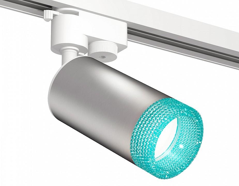 Светильник на штанге Ambrella Light XT XT6324002 цвет плафона/подвески Голубой, Серебро, цвет арматуры Белый