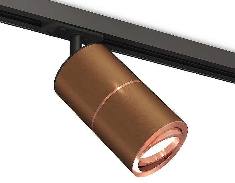 Светильник на штанге Ambrella Light XT XT7404004 цвет плафона/подвески Золото, Розовый, Коричневый, цвет арматуры Черный