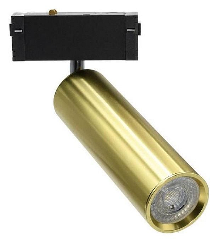 Светильник на штанге Aployt Magnet1c track 220 APL.0210.10.01 цвет плафона/подвески Латунь, цвет арматуры Черный