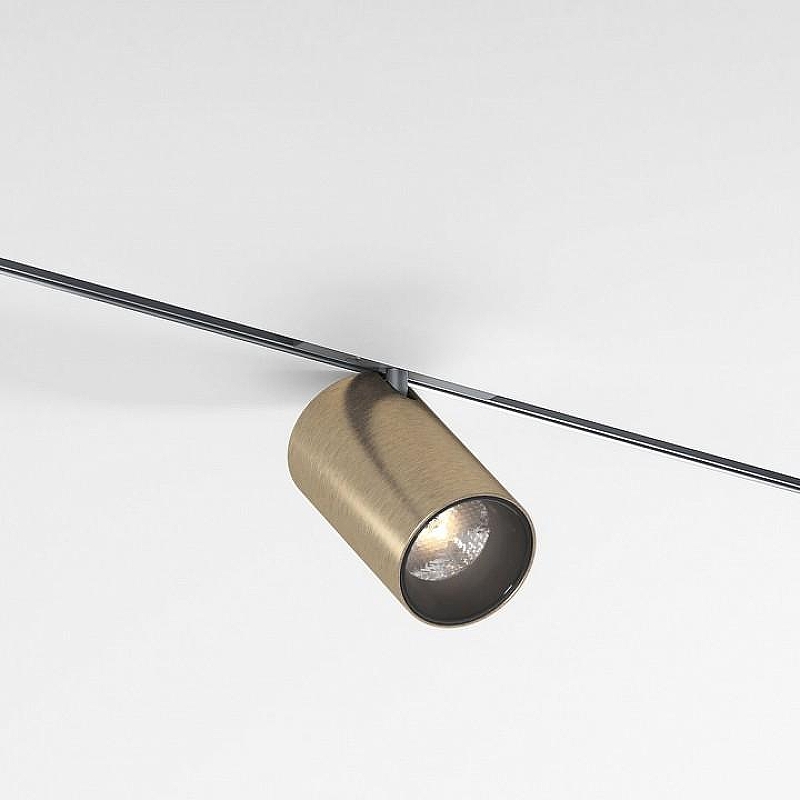 Светильник на штанге Elektrostandard Mini Magnetic a067274 цвет плафона/подвески Латунь, цвет арматуры Черный