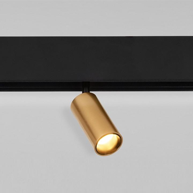 Светильник на штанге Elektrostandard Slim Magnetic a063531 цвет плафона/подвески Латунь, цвет арматуры Латунь