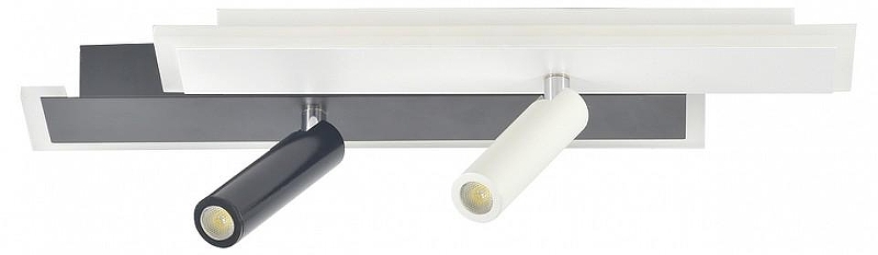 Светильник на штанге Escada 20047LED 20047SMA/01LED WH/BK цвет плафона/подвески Белый, Черный, цвет арматуры Белый, Черный