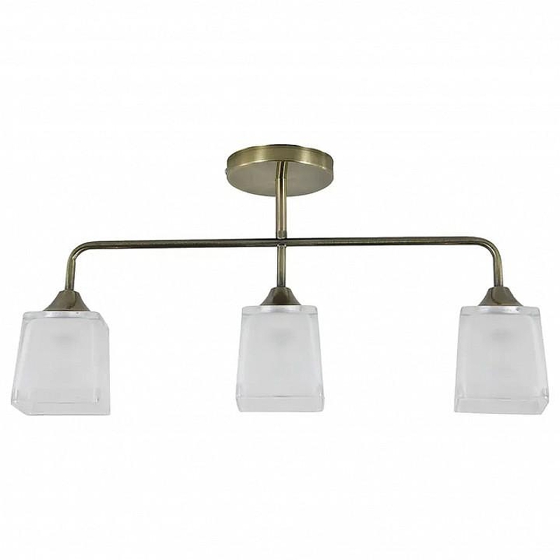Светильник на штанге Escada Artem1s 2103/3P цвет плафона/подвески Белый, цвет арматуры Бронза