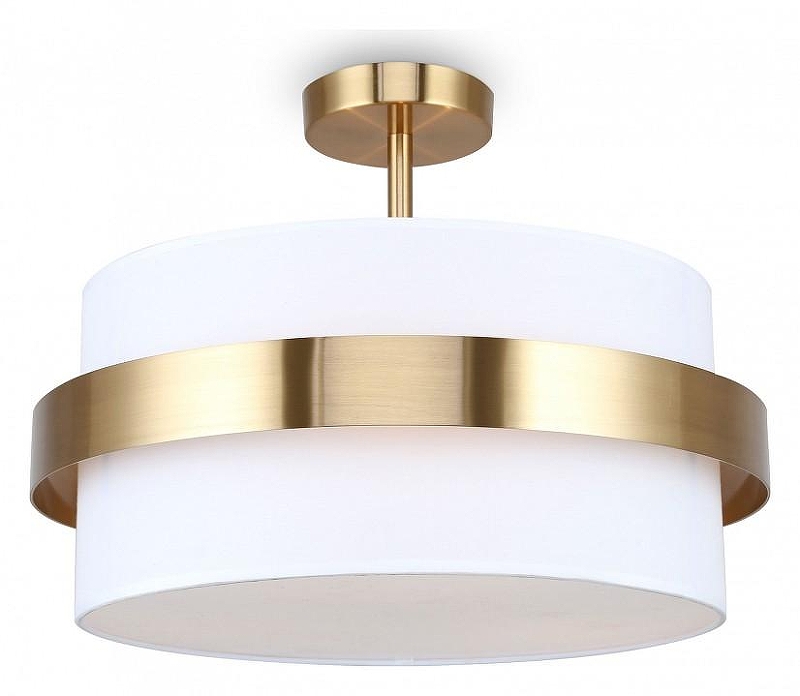 Светильник на штанге Freya Bride FR5367CL-03BS цвет плафона/подвески Белый, цвет арматуры Латунь