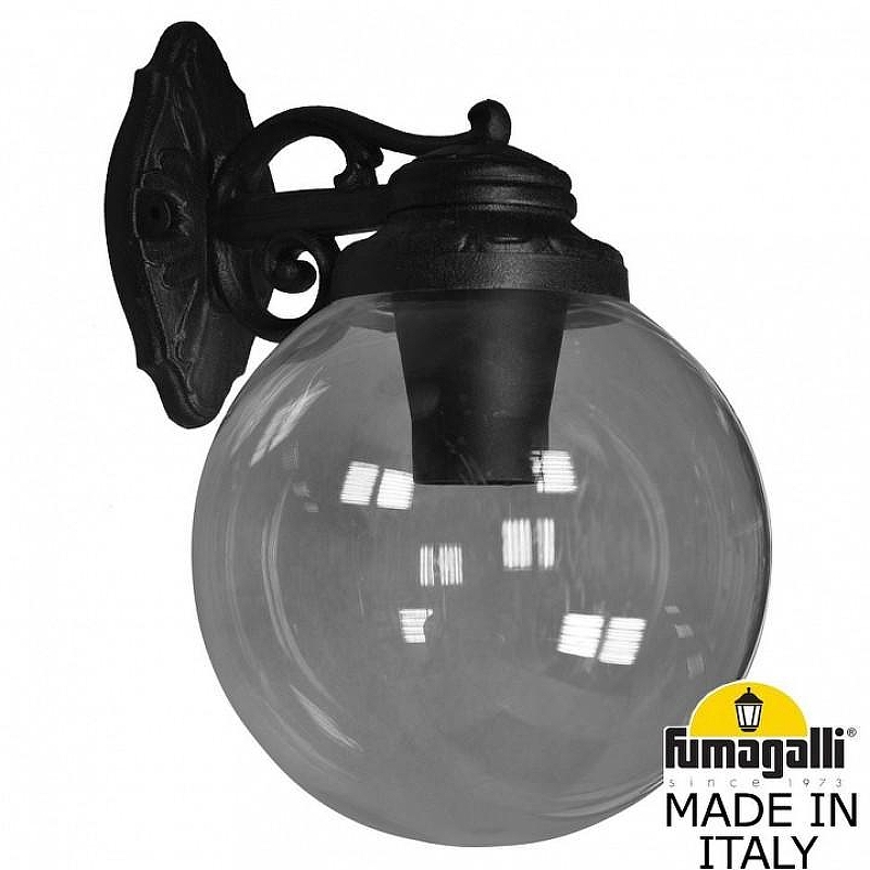 Светильник на штанге Fumagalli Globe 250 G25.131.000.AZF1RDN цвет плафона/подвески Дымчатый, цвет арматуры Черный