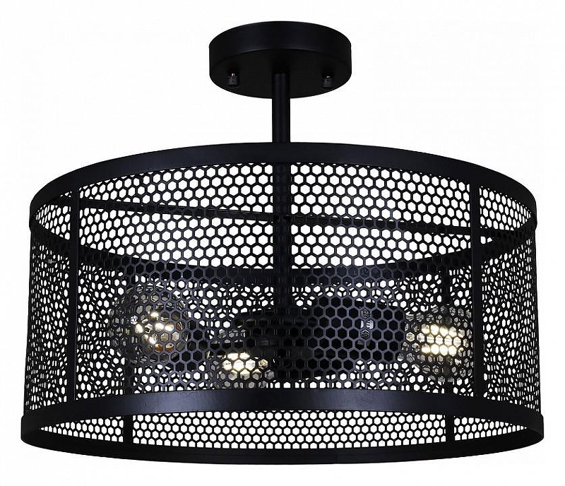 Светильник на штанге ILLUMICO IL1031-3C-05 BK цвет плафона/подвески Черный, цвет арматуры Черный