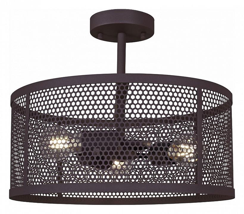Светильник на штанге ILLUMICO IL1031-3C-05 COFFE цвет плафона/подвески Коричневый, цвет арматуры Коричневый
