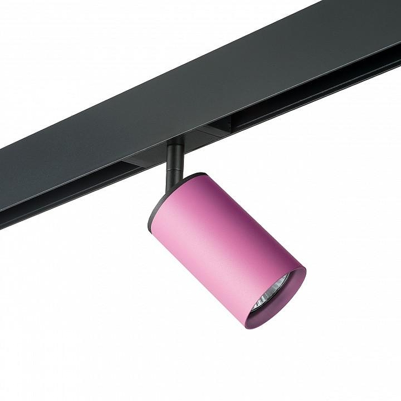 Светильник на штанге Lightstar Rullo PRO432 цвет плафона/подвески Розовый, цвет арматуры Черный