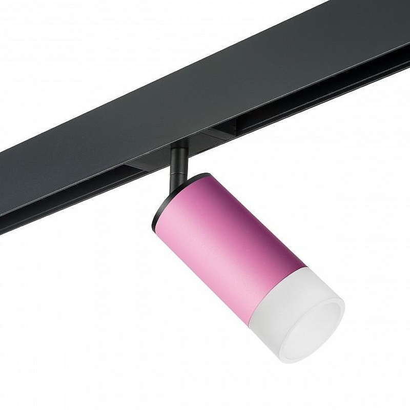 Светильник на штанге Lightstar Rullo PRO43231 цвет плафона/подвески Белый, Розовый, цвет арматуры Черный