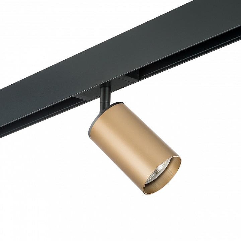 Светильник на штанге Lightstar Rullo PRO440 цвет плафона/подвески Золото, цвет арматуры Черный