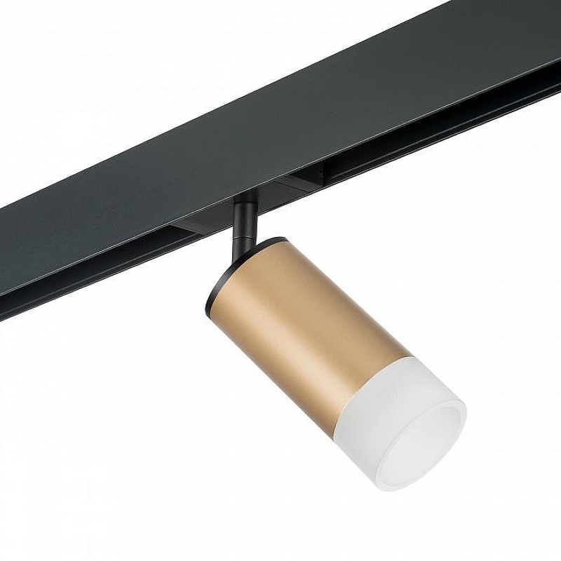 Светильник на штанге Lightstar Rullo PRO44031 цвет плафона/подвески Белый, Золото, цвет арматуры Черный