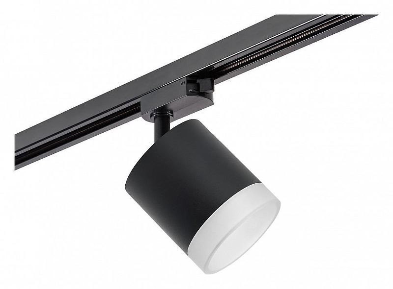Светильник на штанге Lightstar Rullo R1T348780 цвет плафона/подвески Белый, Черный, цвет арматуры Черный