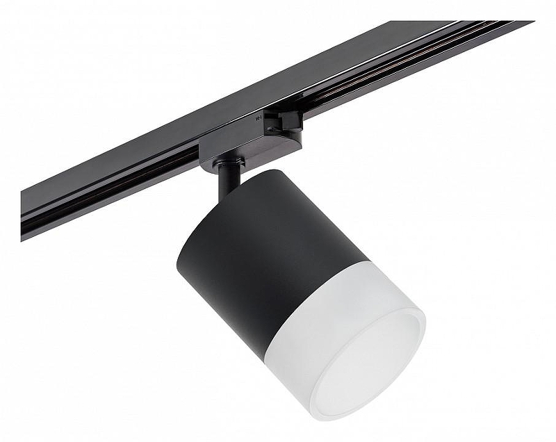 Светильник на штанге Lightstar Rullo R1T348781 цвет плафона/подвески Белый, Черный, цвет арматуры Черный