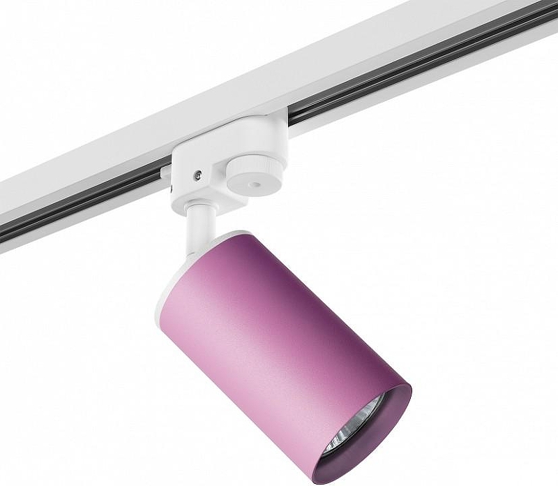 Светильник на штанге Lightstar Rullo R1T432 цвет плафона/подвески Розовый, цвет арматуры Белый