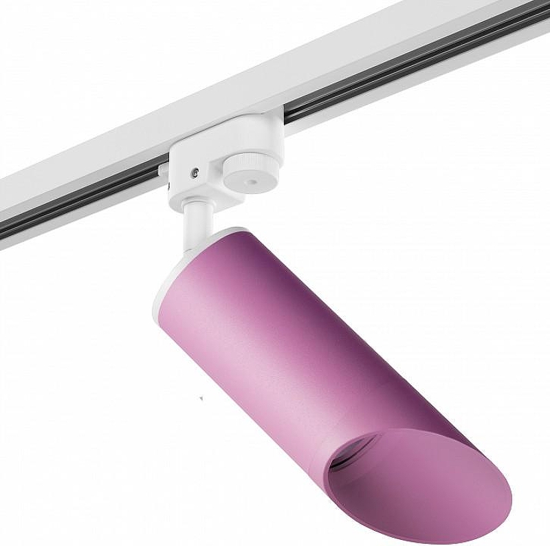 Светильник на штанге Lightstar Rullo R1T43232 цвет плафона/подвески Розовый, цвет арматуры Белый
