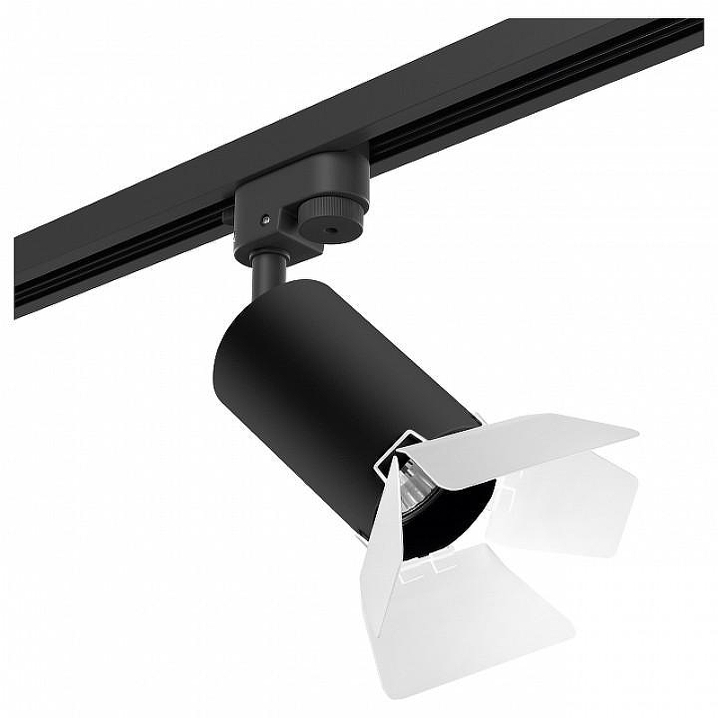 Светильник на штанге Lightstar Rullo R1T437436 цвет плафона/подвески Белый, Черный, цвет арматуры Черный