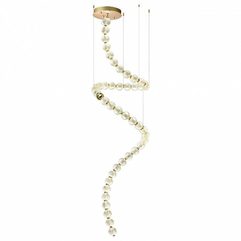 Светильник на штанге Odeon Light Crystal 1 5008/132L цвет плафона/подвески Прозрачный, цвет арматуры Золото