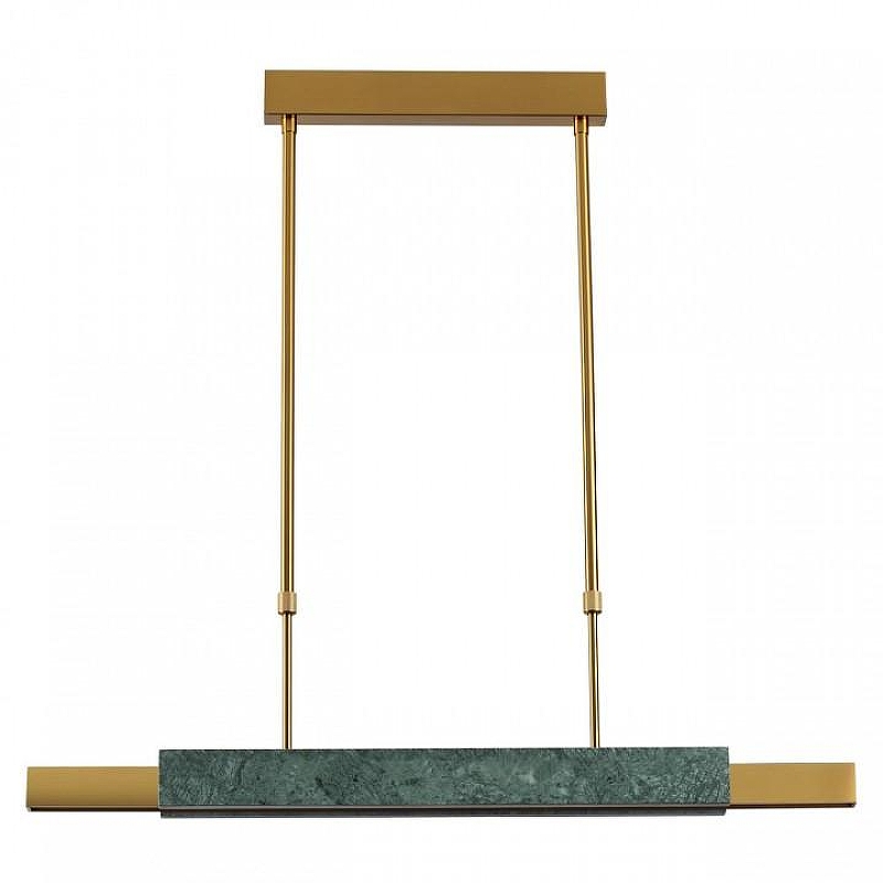 Светильник на штанге Odeon Light Marm1 4360/25L цвет плафона/подвески Зеленый, цвет арматуры Бронза